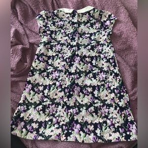 Girls corduroy flower dress